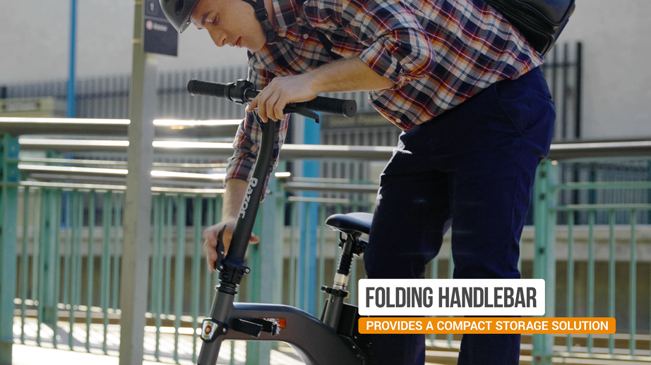 Get escooted on your way with the Razor UB1 Seated Electric Scooter, Folding handlebars and foot pegs, continuous battery life up to 40 minutes and a max speed of 13.5 mph makes this escooter the perfect commuting scooter.